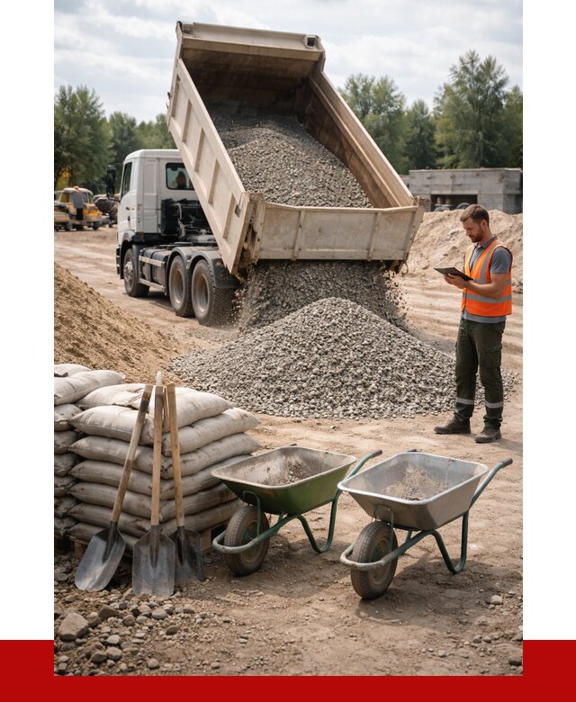 Доставка нерудных материалов в Назрани от 1233 руб. | ПРОНЕРУДНзр