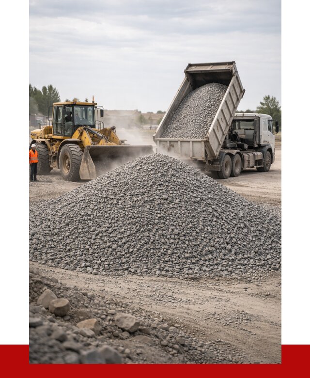 Купить щебень с доставкой в Назрани от 2568 руб. | ПРОНЕРУДНзр