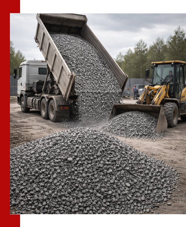 Доставка и продажа щебня гранитного в Назрани
