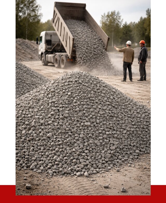 Гранитный щебень фракция 0-5 в Назрани от 2979 руб ПРОНЕРУДНзр