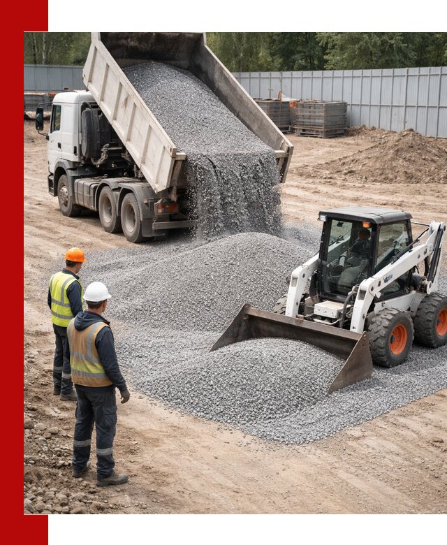 Доставка и продажа гранитного щебня фракции 0-5 в Назрани