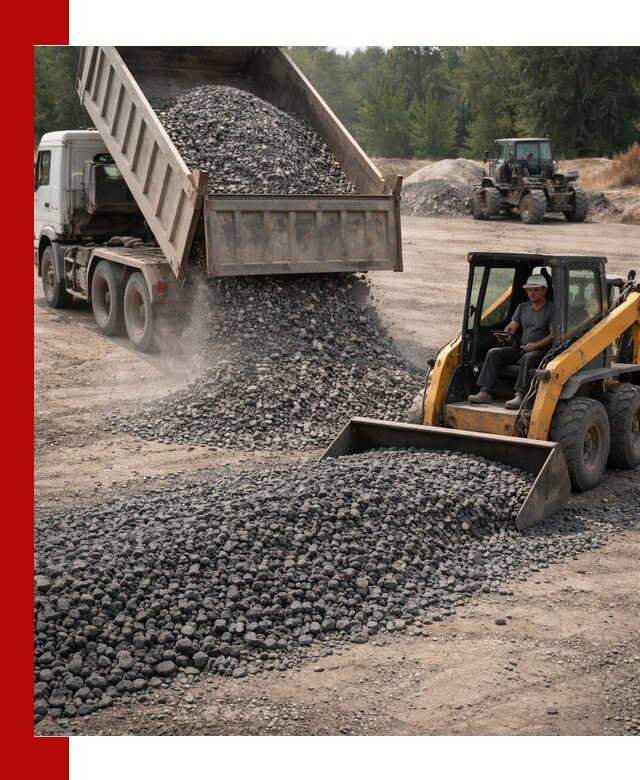 Гранитный щебень фракция 40-70 с доставкой в Назрани