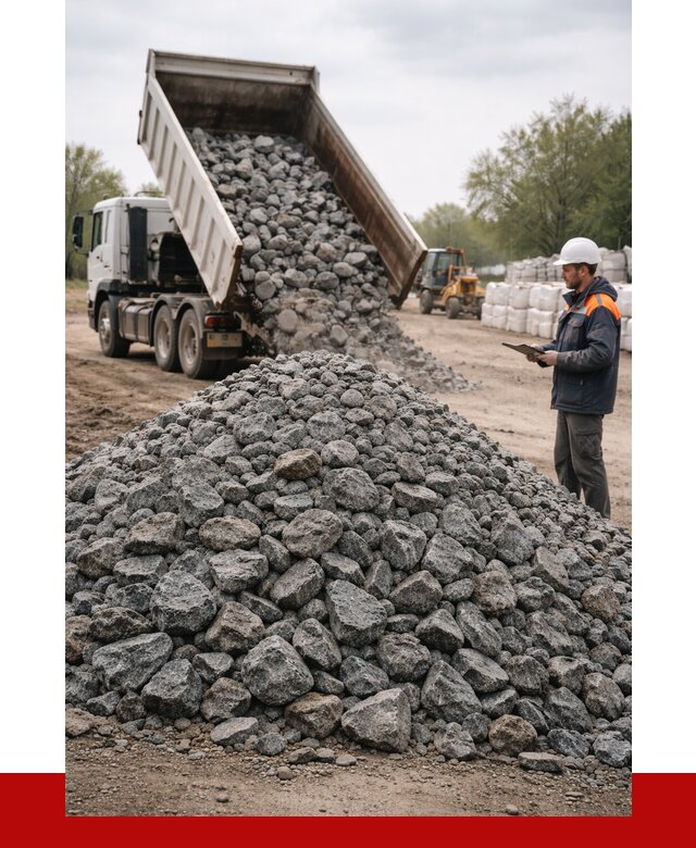 Гранитный щебень фракция 100-200 в Назрани от 4314 р. ПРОНЕРУДНзр