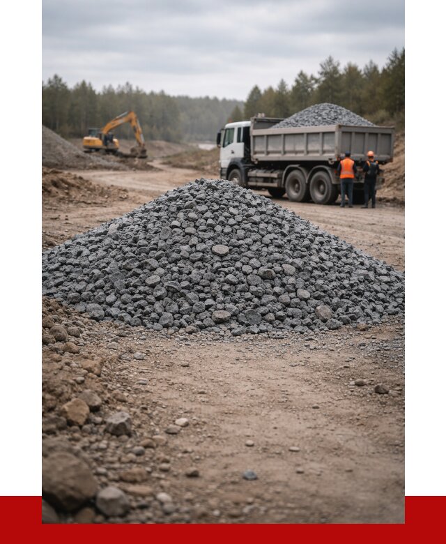 Щебень габбро диабаз фракция 40-70 в Назрани от 2260 р-ПРОНЕРУДНзр