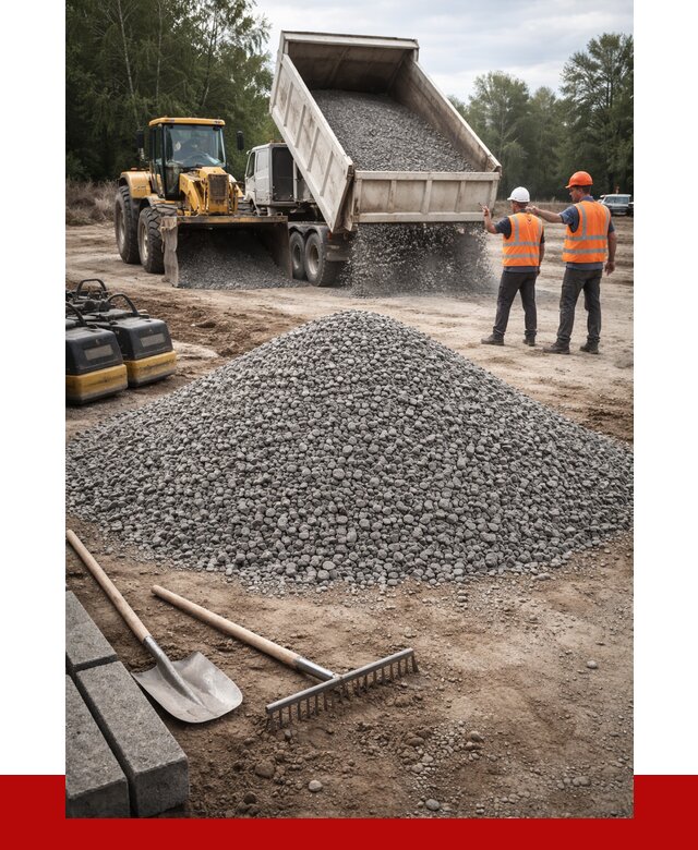 Гравийный щебень купить в Назрани от 2260 р. ПРОНЕРУДНзр