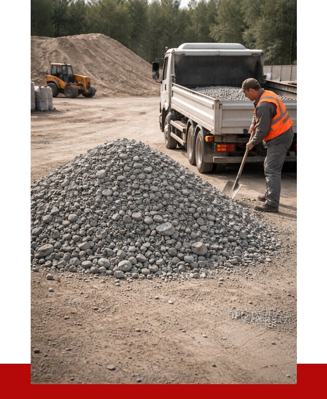 Гравийный щебень фракция 5-10 в Назрани от 2260 р. | ПРОНЕРУДНзр