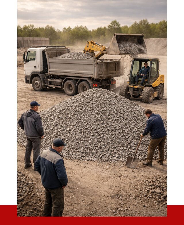 Гравийный щебень фракция 5-20 в Назрани от 2465 р. ПРОНЕРУДНзр
