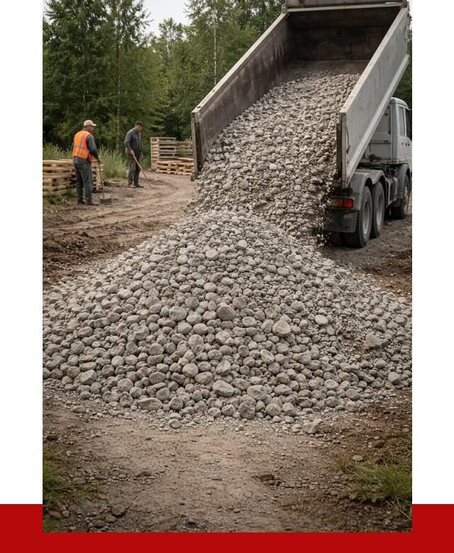 гравийный щебень фракция 70-120 в Назрани от 2517 р. ПРОНЕРУДНзр