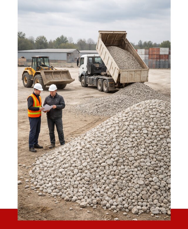 Известняковый щебень в Назрани от 1438 р. доставка | ПРОНЕРУДНзр