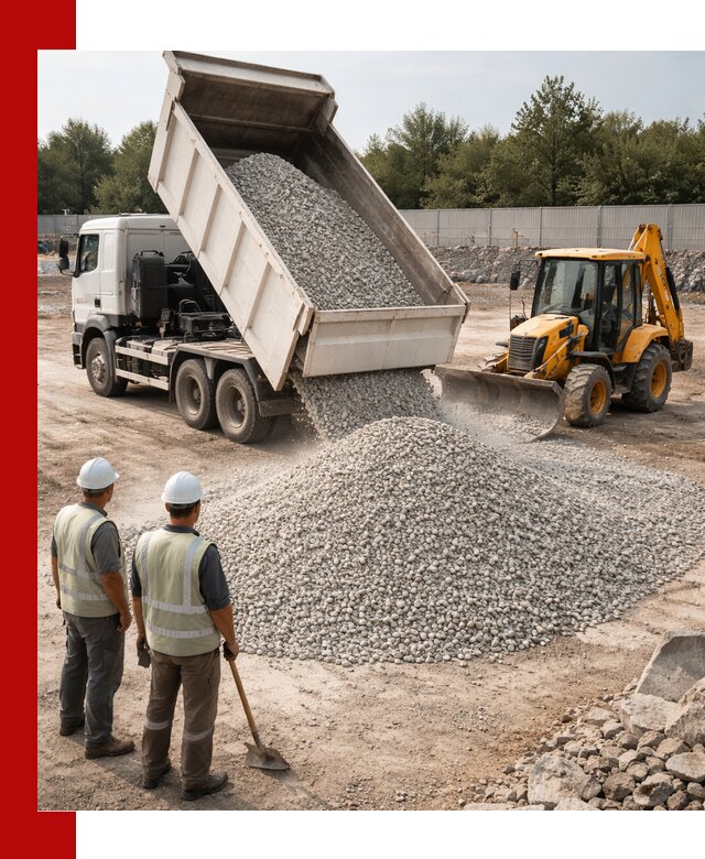 Купить известняковый щебень фракции 5–10 мм с доставкой в Назрани