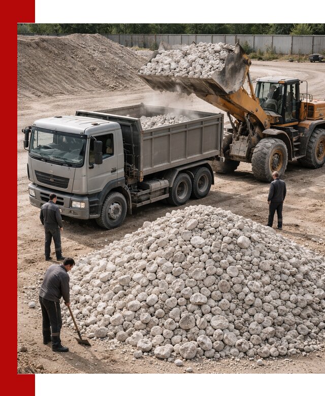 Известняковый щебень фракция 70–150 с доставкой в Назрани