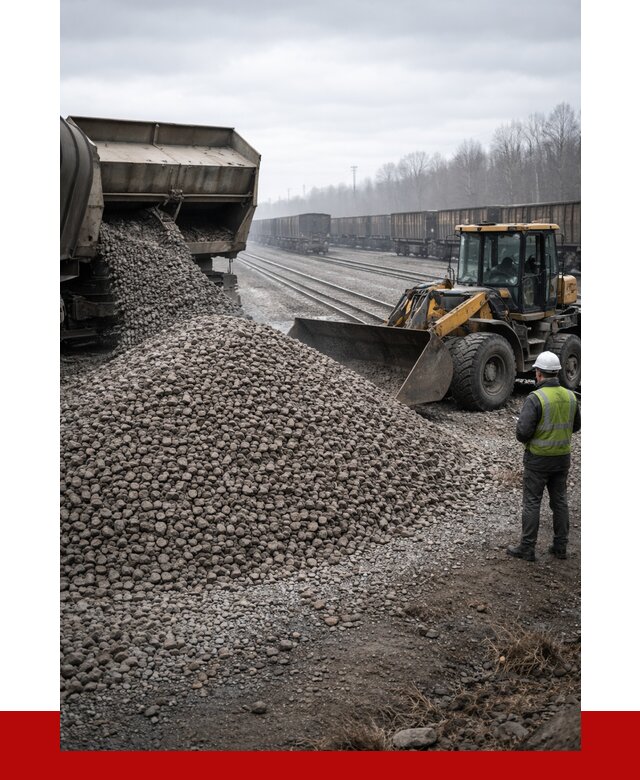 Купить железнодорожный щебень в Назрани от 2876 р. | ПРОНЕРУДНзр