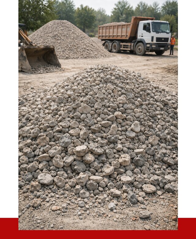 Вторичный щебень фракция 20-40 в Назрани от 2260 р ПРОНЕРУДНзр