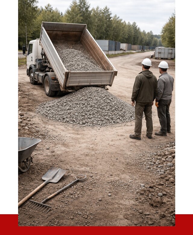 Бетонный щебень фракция 5-20 в Назрани от 3287 р., ПРОНЕРУДНзр