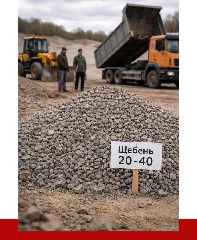 Бетонный щебень фракция 20-40 в Назрани от 2517 р. | ПРОНЕРУДНзр