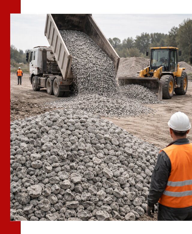 Доставка бетонного щебня фракции 20-40 в Назрани