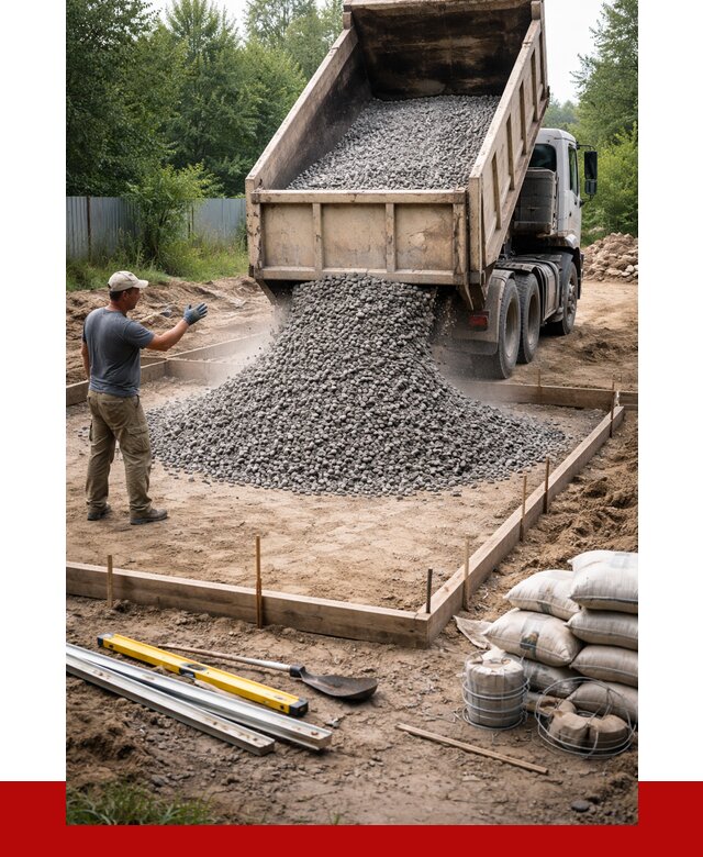 Купить щебень для фундамента в Назрани от 4622 р. | ПРОНЕРУДНзр