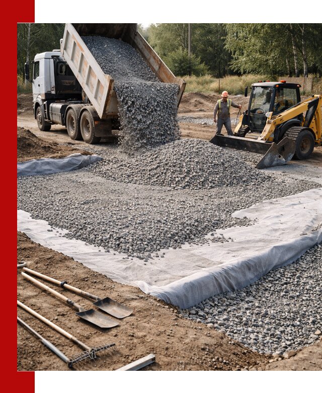 Щебень для фундамента с доставкой в Назрани