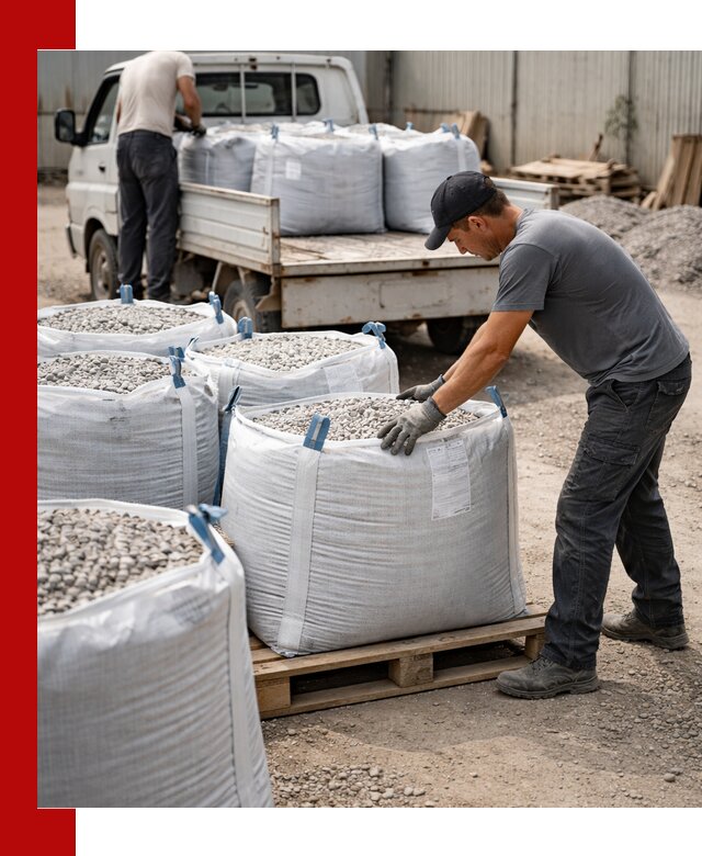 Доставка щебня в мешках по выгодным ценам в Назрани