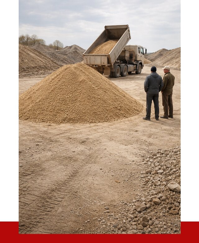 Карьерный песок крупнозернистый в Назрани от 8731 р | ПРОНЕРУДНзр