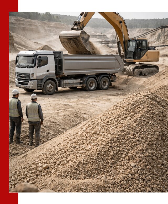 Карьерный крупнозернистый песок с доставкой в Назрани