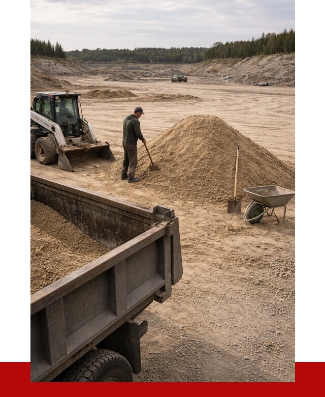 Карьерный песок среднезернистый в Назрани, от 2260 р. ПРОНЕРУДНзр