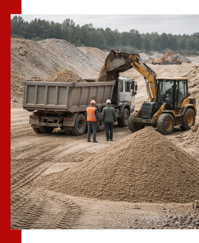 Карьерный среднезернистый песок с доставкой в Назрани