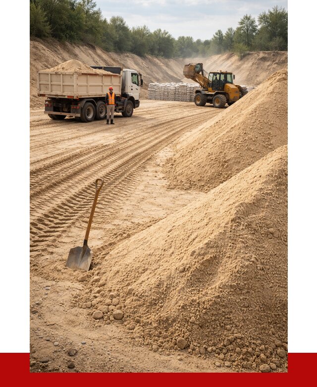 Карьерный песок мелкозернистый в Назрани от 9245 р. | ПРОНЕРУДНзр