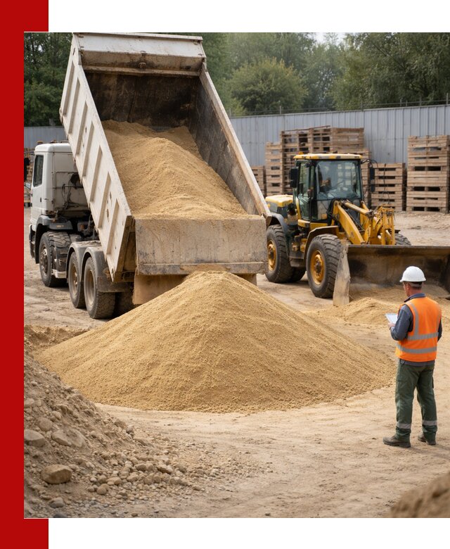 Доставка карьерного мелкозернистого песка в Назрани