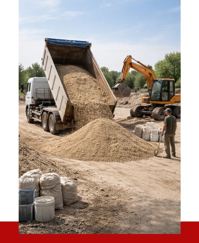 Купить речной песок в Назрани от 1233 р. за куб | ПРОНЕРУДНзр