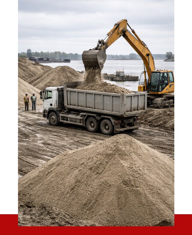 Купить речной песок навалом в Назрани от 1849 р., ПРОНЕРУДНзр
