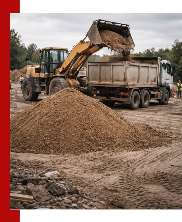 Доставка речного песка навалом в Назрани быстро и выгодно