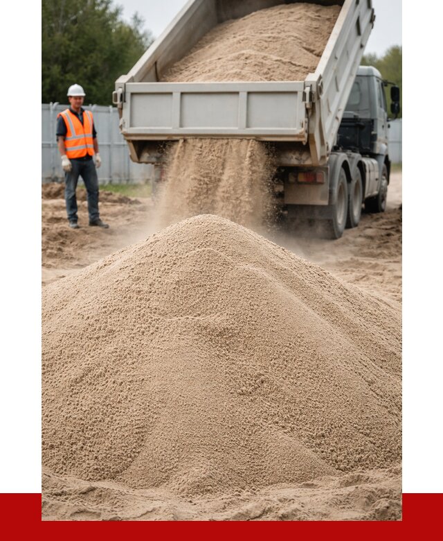 Купить сеяный песок с доставкой в Назрани от 2260 р ПРОНЕРУДНзр