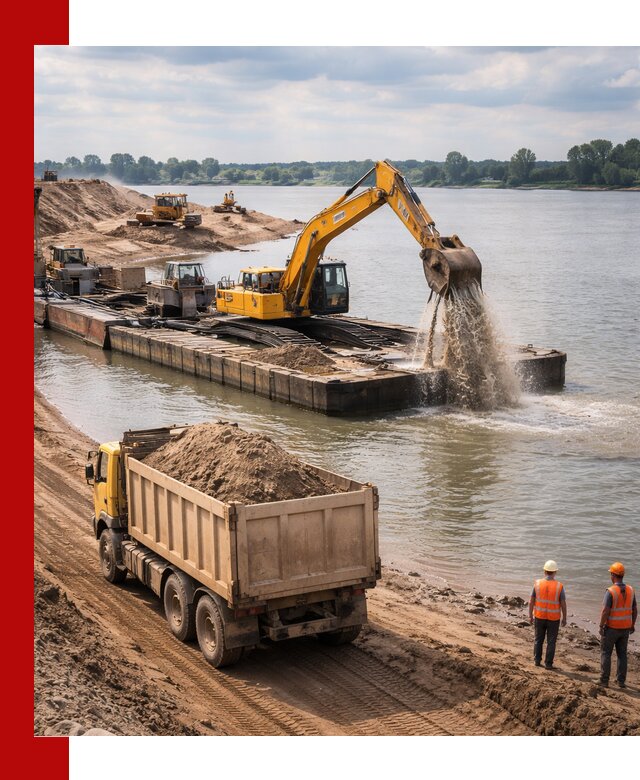 Намывной песок с доставкой в Назрани оптом и в розницу