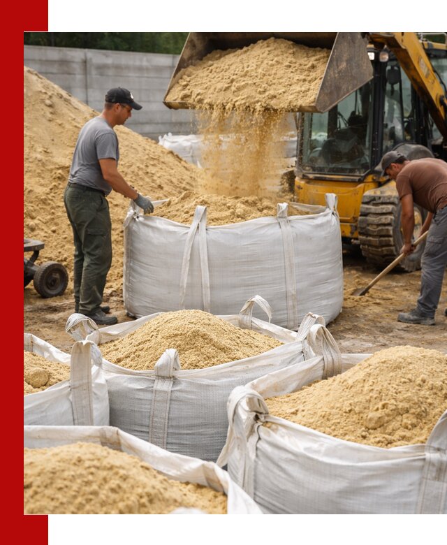 Поставка качественного песка для кладки в Назрани