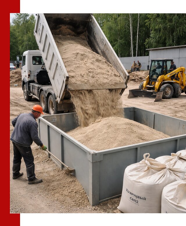 Кварцевый песок для фильтра в Назрани — доставка и качество