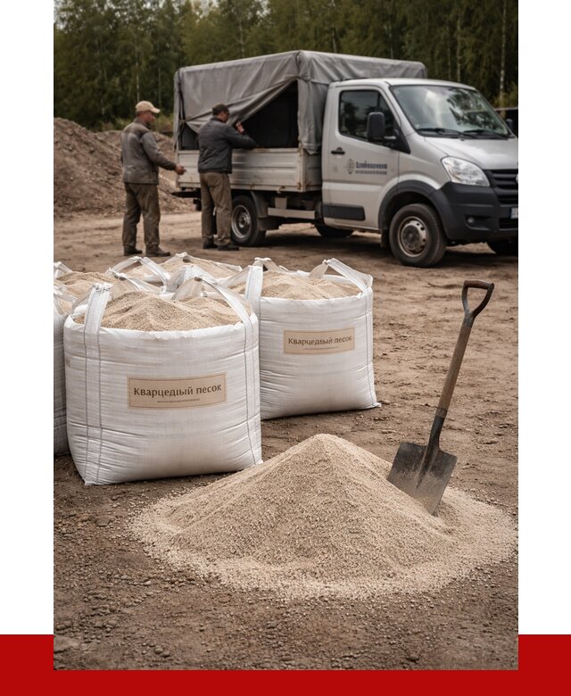 Кварцевый песок для пескоструя в Назрани от 4622 р. | ПРОНЕРУДНзр