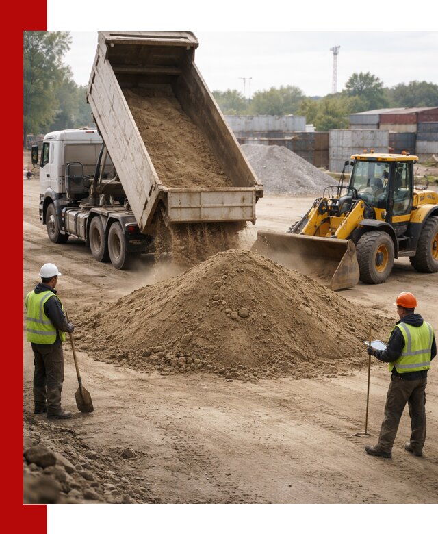 Доставка и продажа пескогрунта оптом и в розницу в Назрани