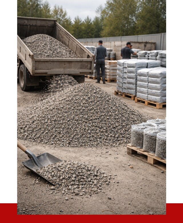 Гравий фракция 5-20 в Назрани купить от 2363 р. ПРОНЕРУДНзр