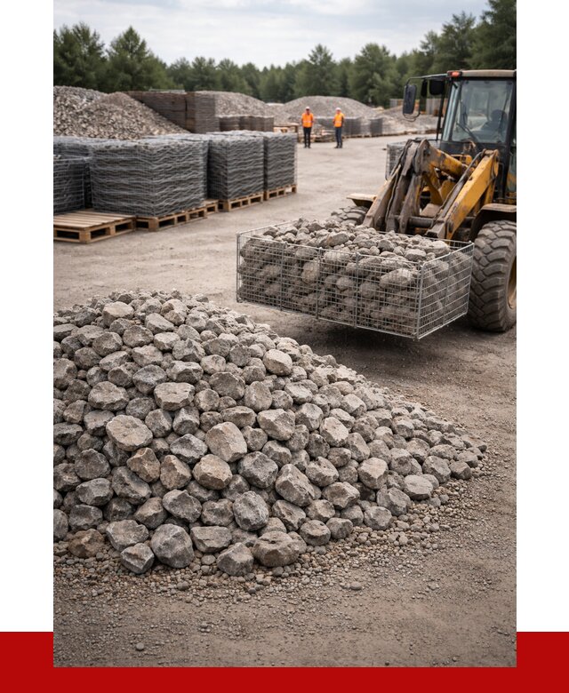 Камень для габионов фракция 70-150 в Назрани от 4314 р. | ПРОНЕРУДНзр