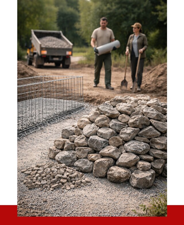 Камень для габионов фракция 100-200 в Назрани от 4931 р. | ПРОНЕРУДНзр