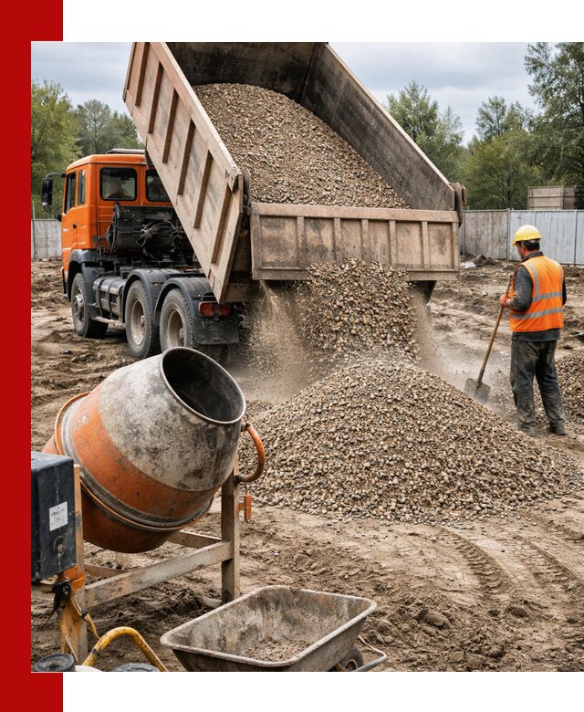 Опгс для бетона с доставкой самосвалом в Назрани от производителя