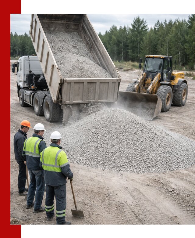 Известняковый отсев 0-5 доставка в Назрани быстро и выгодно