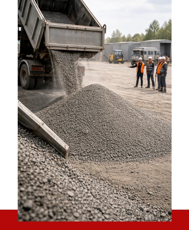 Гравийный отсев 0-5 в Назрани от 1233 р. с доставкой | ПРОНЕРУДНзр