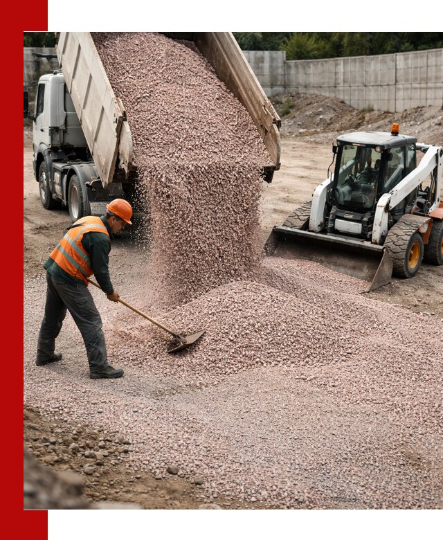 Крошка розовый гранит с доставкой в Назрани от производителя