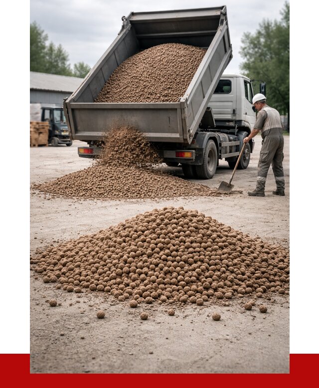 Керамзит с доставкой в Назрани от 4314 р. за м3 | ПРОНЕРУДНзр