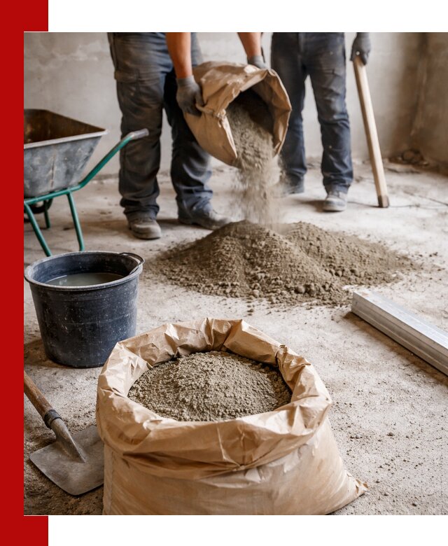 Доставка сухой смеси для стяжки в Назрани