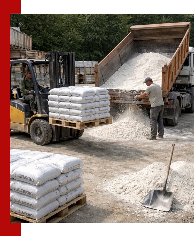 Доставка строительной извести оптом и в розницу в Назрани