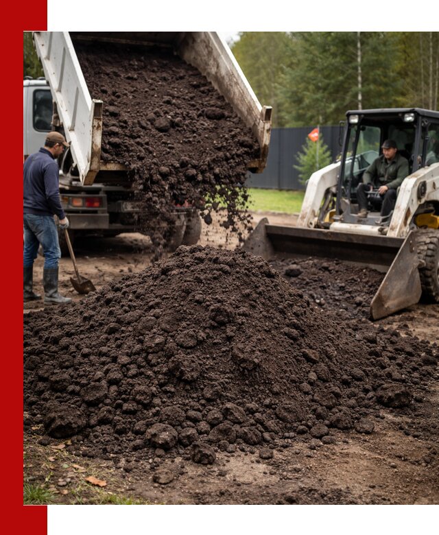 Плодородный грунт с доставкой в Назрани для садов и огородов