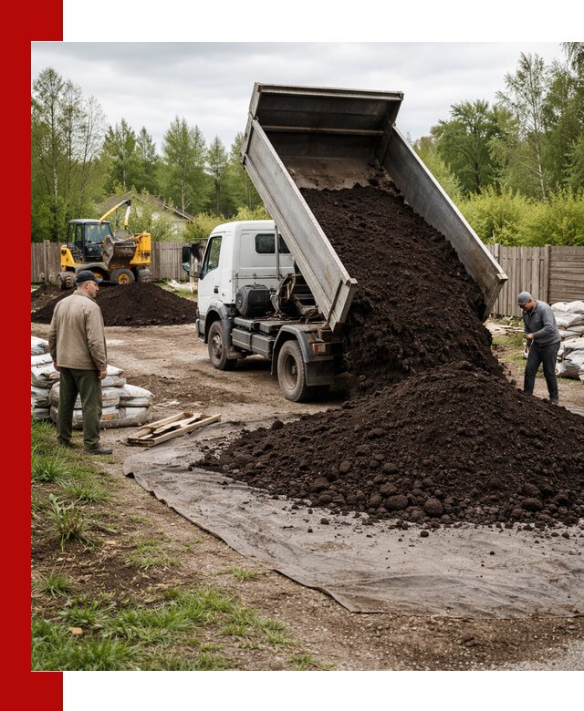 Доставка качественного почвогрунта в Назрани оптом и в розницу
